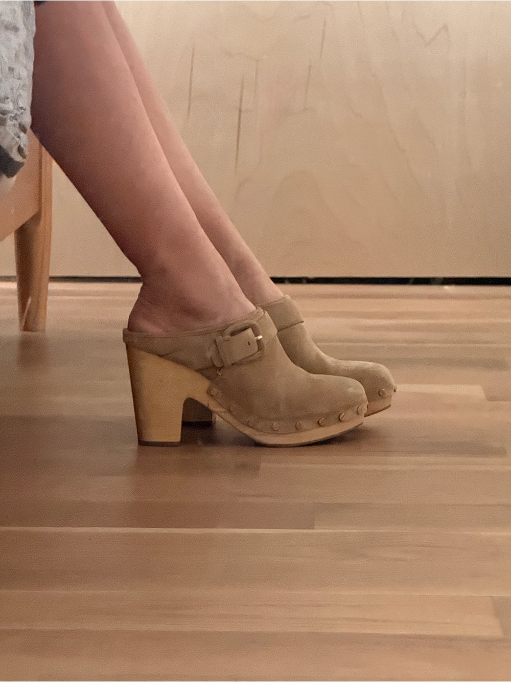 Veronica Beard Suede Clogs - Picture 8 of 9
